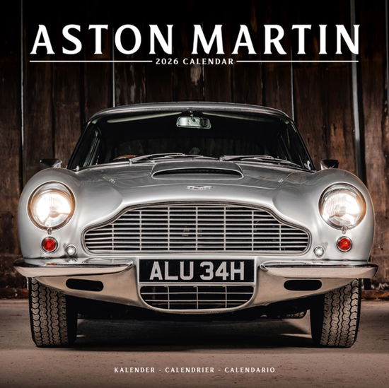 Cover for Aston Martin Calendar 2026  Square Car Wall Calendar - 16 Month (Calendar) (2025)