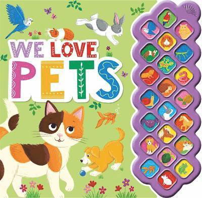 Cover for Igloo Books Ltd · We Love Pets - 22-button Sound Book (Board book) (2024)