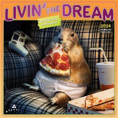 Cover for Browntrout · Avanti Livin' the Dream 2024 Square Foil (Calendar) (2023)