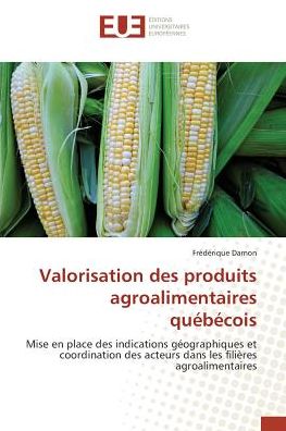 Cover for Damon · Valorisation des produits agroali (Book)