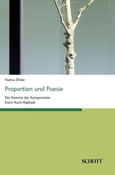 Cover for Hanno Ehrler · Proportion und Poesie (Hardcover Book) (2018)