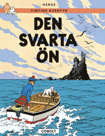 Cover for Hergé · Tintins äventyr 7 : den svarta ön (Inbunden Bok) (2021)