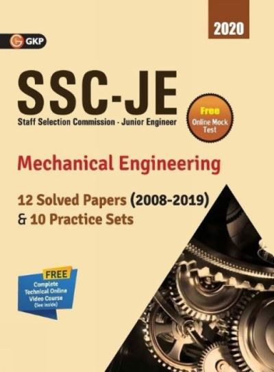 Cover for Gkp · Ssc Je 2020 Mechanical Engineering - Solved Paper &amp; Practice Sets (Paperback Book) (2019)