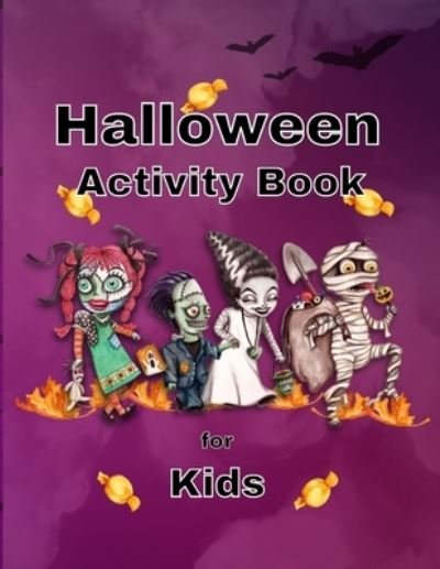 Cover for Sugar Ink Press · Halloween Activity Book for Kids (Paperback Bog) (2022)