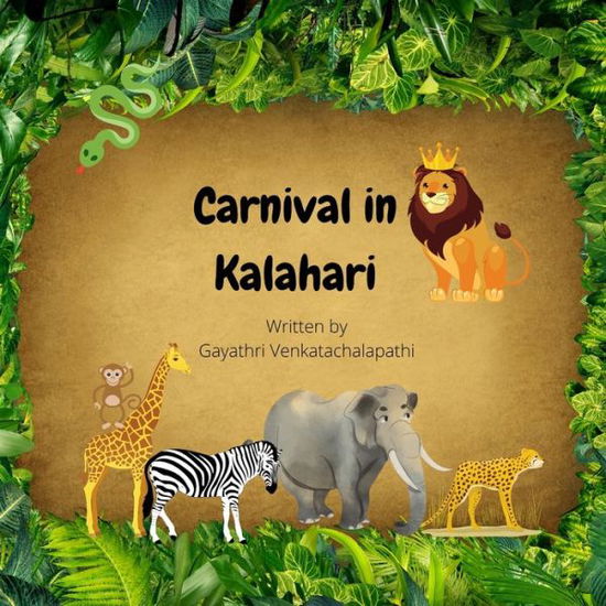 Cover for Gayathri Venkatachalapathi · Carnival in Kalahari (Paperback Book) (2020)