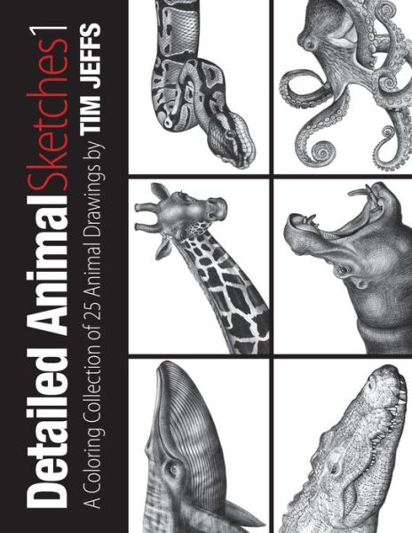 Cover for Tim Jeffs · Detail Animals Sketches 1 (Pocketbok) (2021)