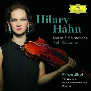 Cover for Hilary Hahn · Mozart: Violin Concerto No. 5 in A / Vieuxtemps Violin Concerto No. 4 in D Minor (CD) (2015)