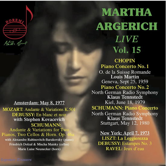 Martha Argerich Live, Vol. 15 - Martha Argerich - Musik - CLASSICAL - 0061297820566 - 7. Juli 2023