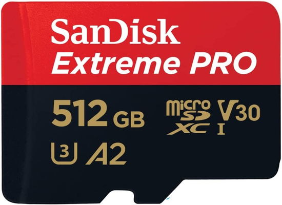 Microsdxc Extreme Pro 512gb 200mb/s A2 C10 V30 Uhs-i - Sandisk - Merchandise - Sandisk - 0619659188566 - 