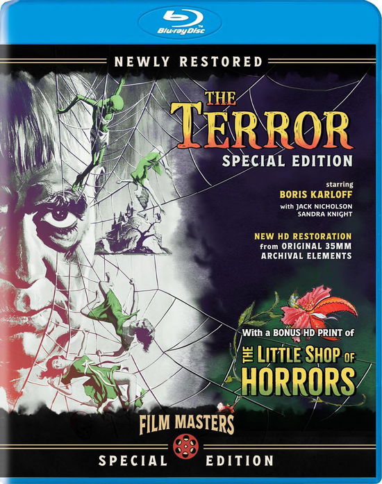 Cover for Blu-ray · The Terror (1963) with Bonus Film, Little Shop of Horrors (1960) (Blu-ray) (2023)