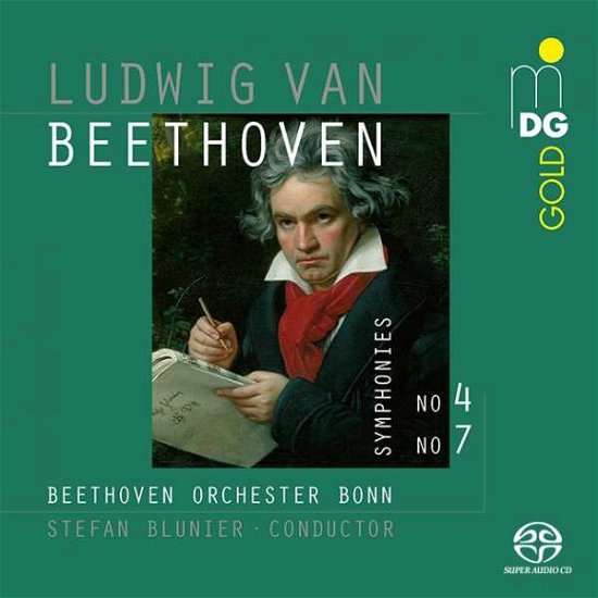 Cover for Beethoven Orchester Bonn. Stefan Blunier · Ludwig Van Beethoven: Symphonies No. 4 &amp; 7 (CD) (2017)