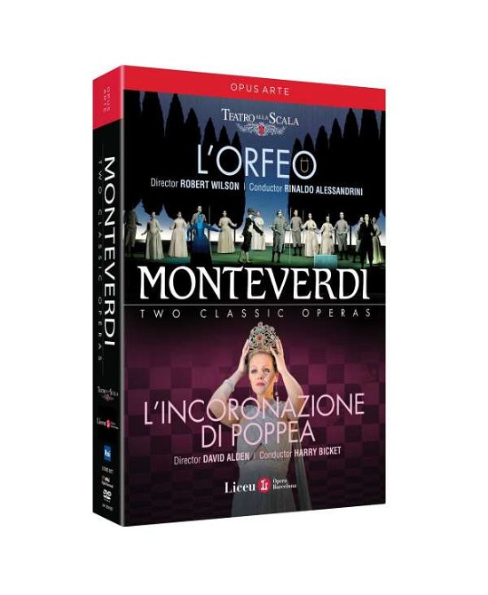 Cover for C. Monteverdi · L'orfeo / Incoronazione Di Poppea (DVD) (2017)