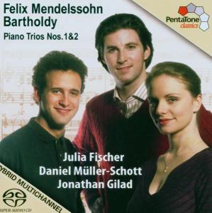 * Klaviertrios 1 & 2 - Fischer,J. / Gilad / Müller-Schott - Musik - Pentatone - 0827949008566 - 1. juni 2006