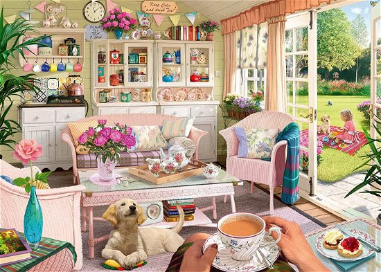 Cover for Ravensburger · The Tea Shed 1000p (10216956) (Toys)