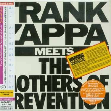 Cover for Frank Zappa · Meets The Mothers OF REINVENTION (CD) [Limited edition] (2002)
