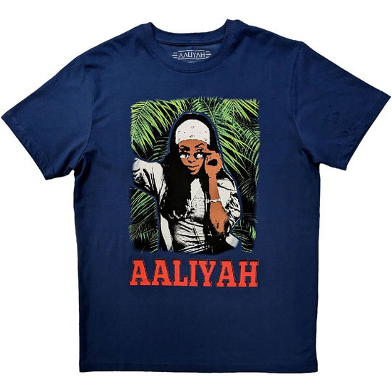 Aaliyah Unisex T-Shirt: Foliage - Aaliyah - Marchandise -  - 5056561090566 - 