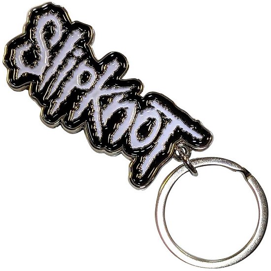 Cover for Slipknot · Slipknot  Keychain: White Logo Black Border (MERCH)