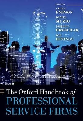 Cover for The Oxford Handbook of Professional Service Firms - Oxford Handbooks (Paperback Bog) (2017)