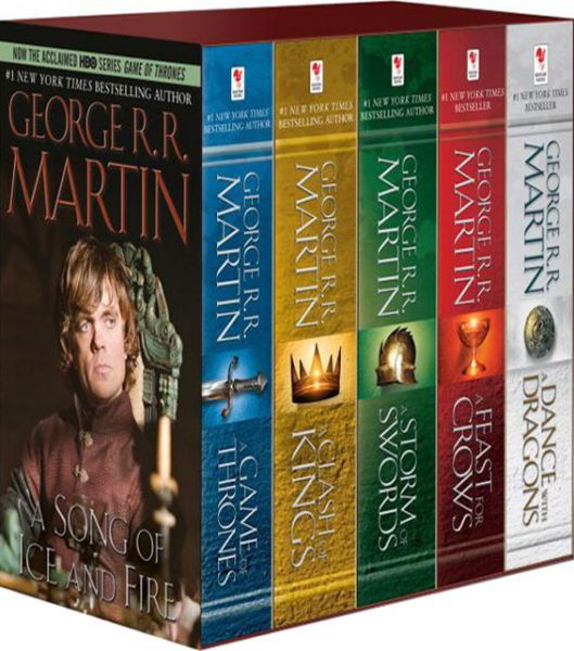 George R. R. Martin's A Game of Thrones 5-Book Boxed Set (Song of Ice and Fire  Series): A Game of Thrones, A Clash of Kings, A Storm of Swords, A Feast for Crows, and  A Dance with Dragons - A Song of Ice and Fire - George R. R. Martin - Books - Random House Publishing Group - 9780345535566 - October 29, 2013