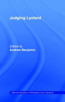 Cover for A Benjamin · Judging Lyotard - Warwick Studies in Philosophy and Literature (Hardcover Book) (1992)