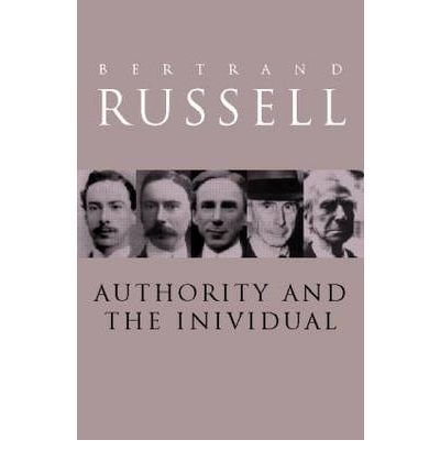 Cover for Bertrand Russell · Authority and the Individual (Paperback Bog) (1985)