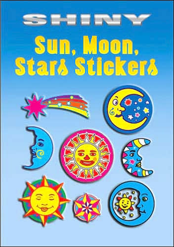 Cover for Anna Pomaska · Shiny Sun, Moon and Stars Stickers - Dover Little Activity Books Stickers (Paperback Book) (2004)