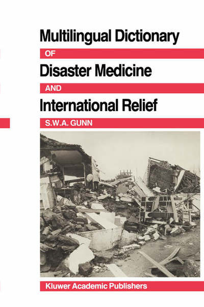 Cover for Gunn · Multilingual Dictionary of Disaste (Book)