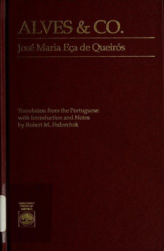 Cover for Eca de Queiros · Alves and Co. (Hardcover bog) (1988)