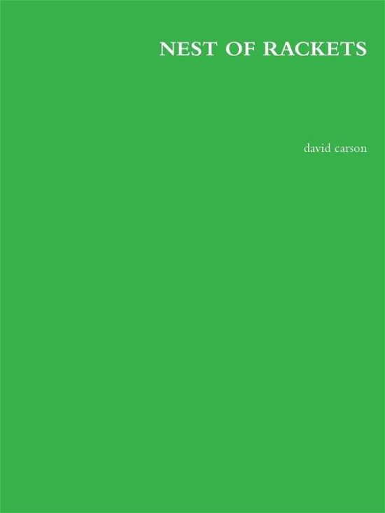Cover for David Carson · Nest of Rackets (Paperback Bog) (2018)