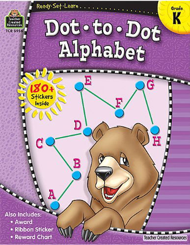 Cover for Teacher Created Resources Staff · Ready-set-learn: Dot-to-dot Alphabet Grd K (Paperback Bog) (2007)