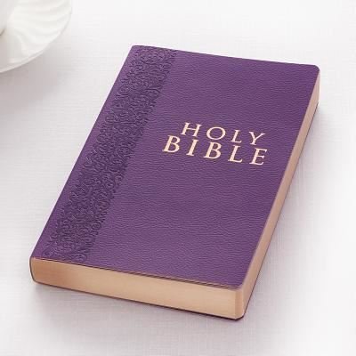 Cover for Christian Art Publishers · KJV Holy Bible, Gift and Award Bible Faux Leather Softcover, King James Version, Purple (Leather Book) (2017)
