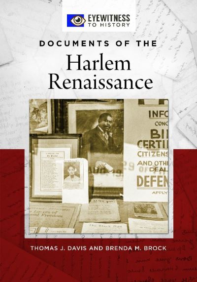 Cover for Thomas J. Davis · Documents of the Harlem Renaissance - Eyewitness to History (Gebundenes Buch) (2021)