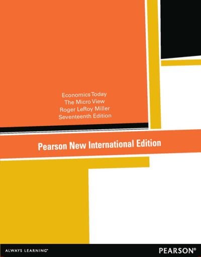 Cover for Roger Miller · Economics Today Pearson New International Edition, plus MyEconLab without eText (Bog) (2013)
