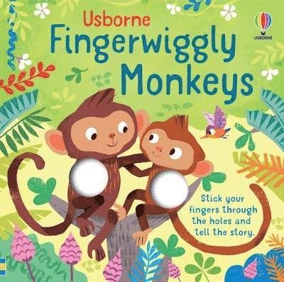 Cover for Felicity Brooks · Fingerwiggly Monkeys - Fingerwigglies (Board book) (2021)