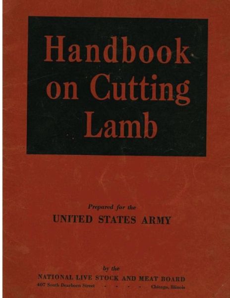 Cover for Dr David Powers · Handbook on Cutting Lamb (Pocketbok) (2017)