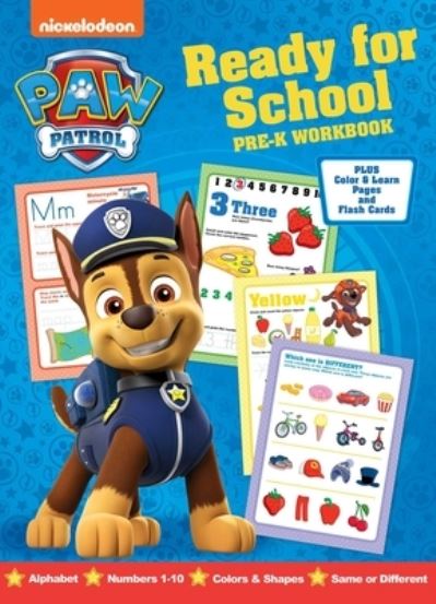 Cover for Editors of Dreamtivity · Nickelodeon Paw Patrol: Ready for School Pre-K Workbook (Paperback Book) (2022)