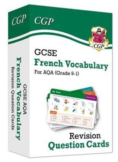 Cover for CGP Books · GCSE AQA French: Vocabulary Revision Question Cards (For exams in 2025) - CGP AQA GCSE French (Hardcover Book) (2019)