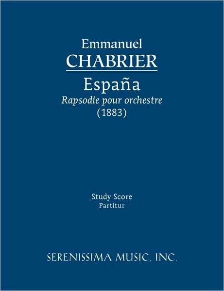 Cover for Emmanuel Chabrier · Espana: Study Score (Pocketbok) (2010)