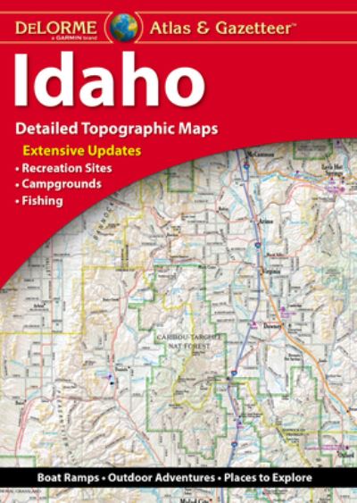 Cover for Garmin International · Idaho Atlas &amp; Gazetteer (Book) (2022)