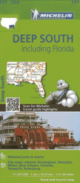 Deep South - Zoom Map 177 - Michelin - Livros - Michelin Editions des Voyages - 9782067190566 - 17 de março de 2022