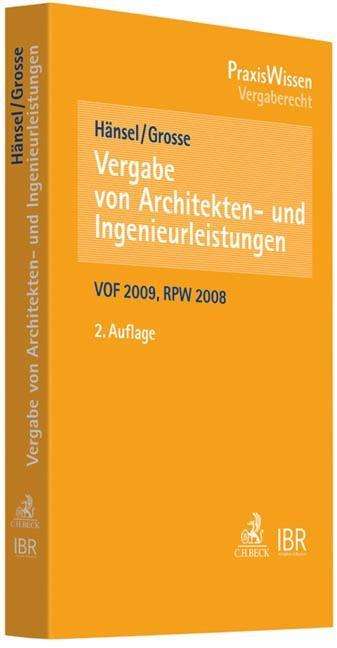 Cover for Hänsel · Vergabe von Architekten- und Ing (Book)