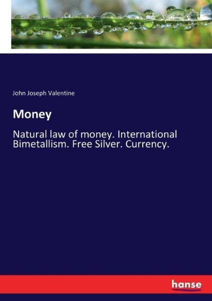 Cover for Valentine · Money (Buch) (2017)