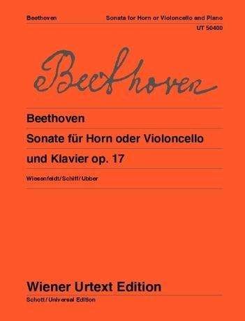 Cover for Beethoven · Sonate für Horn oder Violonce (Bog) (2013)