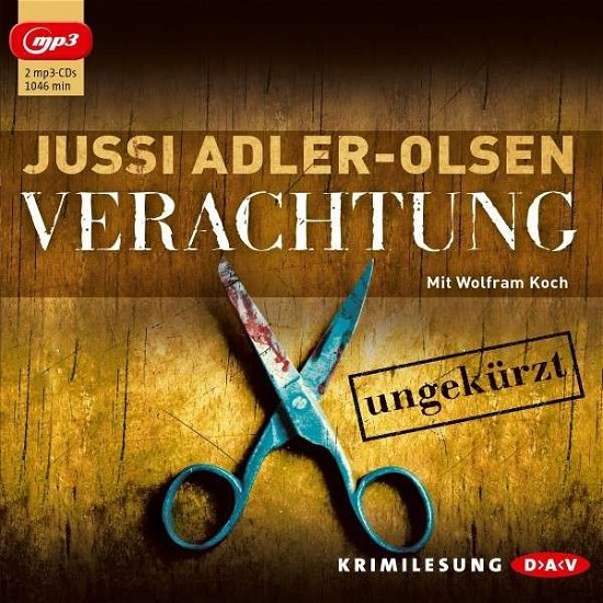 Cover for Jussi Adler-olsen · Adler-olsen:verachtung,2mp3-cd (CD)