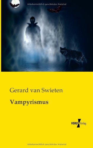 Cover for Gerard Van Swieten · Vampyrismus (Paperback Book) [German edition] (2019)