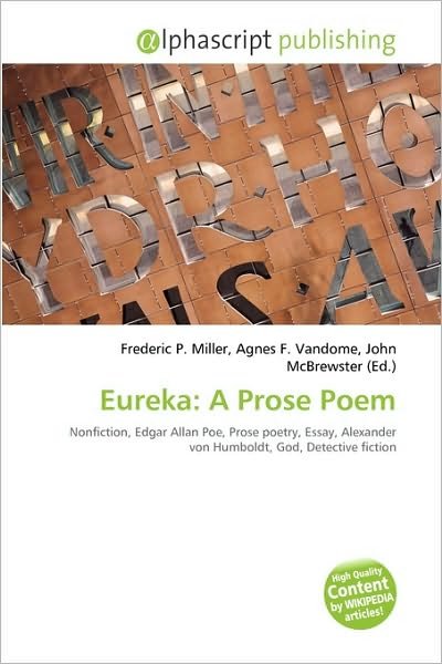 Cover for Eureka · A Prose Poem (Bog)