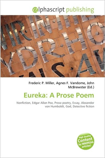 Cover for Eureka · A Prose Poem (Book)