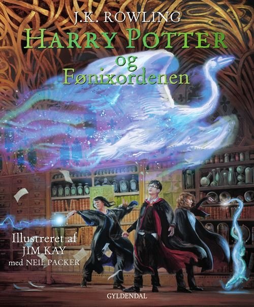 Cover for J. K. Rowling · Harry Potter Illustreret: Harry Potter 5 - Harry Potter og Fønixordenen - illustreret (Innbunden bok) [7. utgave] (2022)