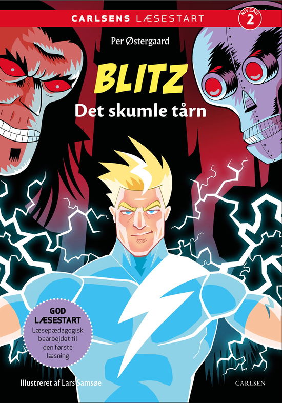 Cover for Per Østergaard · Carlsens Læsestart: Carlsens Læsestart: Blitz - Det skumle tårn (Gebundesens Buch) [1. Ausgabe] (2024)