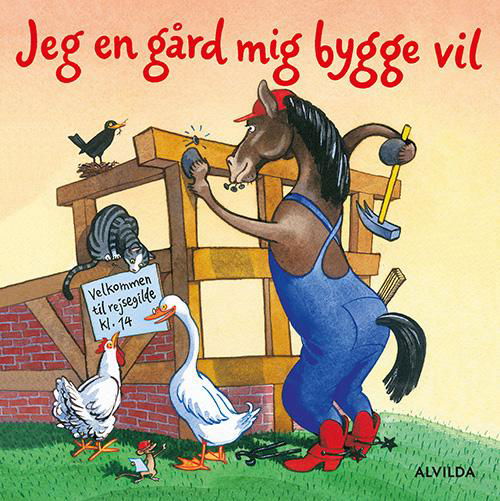 Cover for Bente Bech · Jeg en gård mig bygge vil (miniudgave) (Papbog) [1. udgave] (2017)